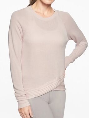 Athleta Serinity Criss Cross Band  Sweater / Sweatshirt Size Xl